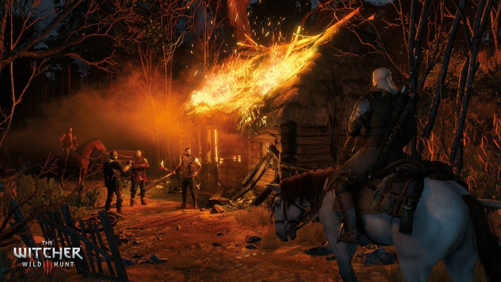 Geralt de Rivia en The Witcher 3: Wild Hunt