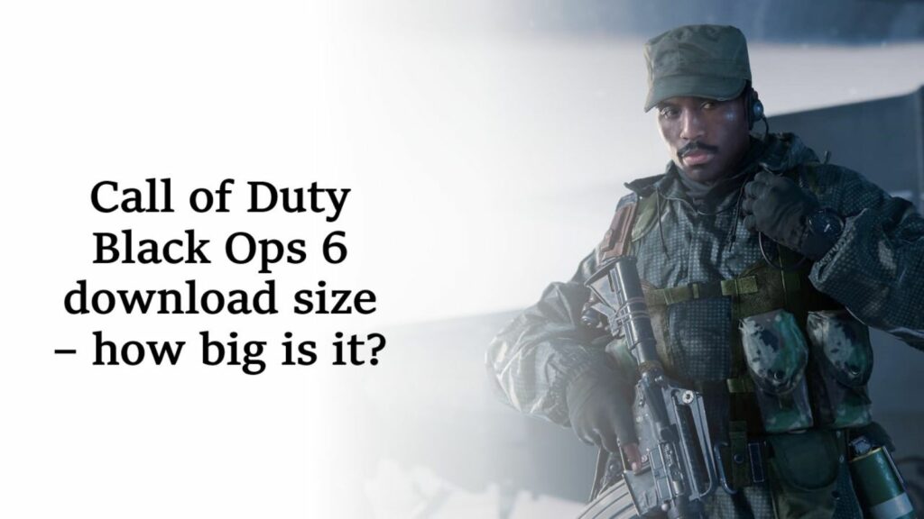 Troy Marshall in ONE Esports image for Call of Duty Black Ops 6 – Download size