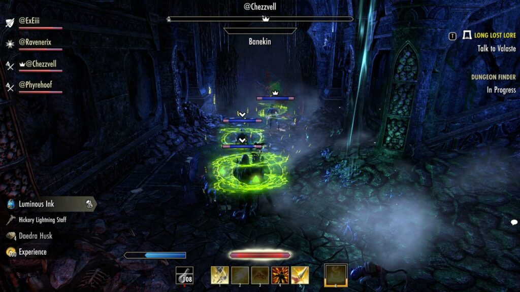 Coltivare inchiostri luminosi nel dungeon di Elder Scrolls Online