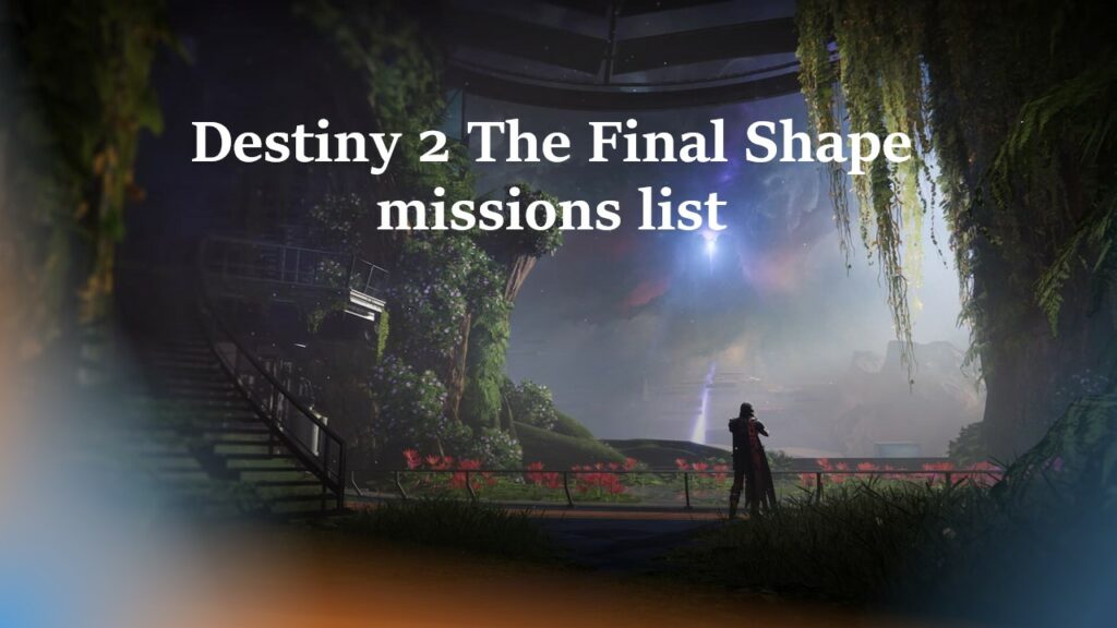 Imagen clave de Destiny 2 The Final Shape en la imagen de ONE Esports para la lista de misiones de The Final Shape