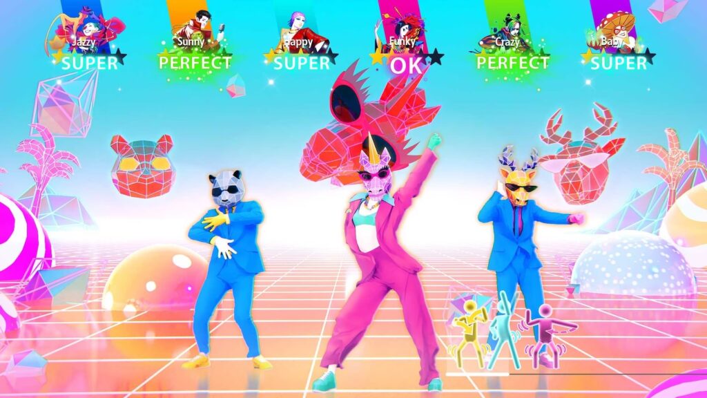 Visuals from Calabria song from Just Dance 2025 song list