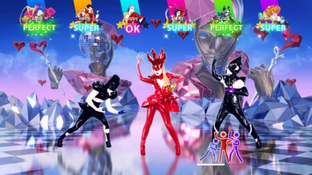 Visuals of Poker Face song by Lady Gaga on Just Dance 2025 Song List