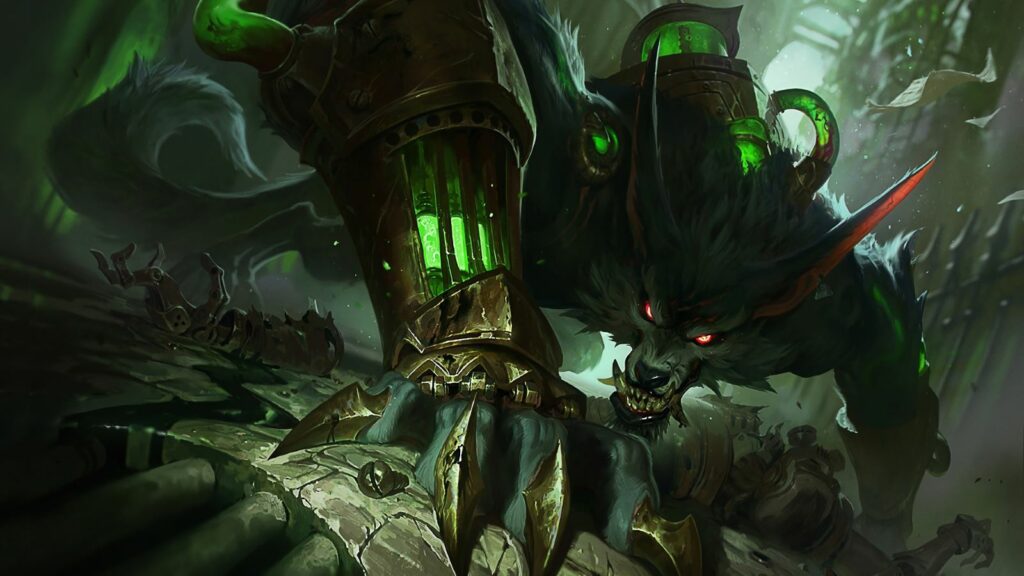 LoL champion Warwick official splashart wallpaper