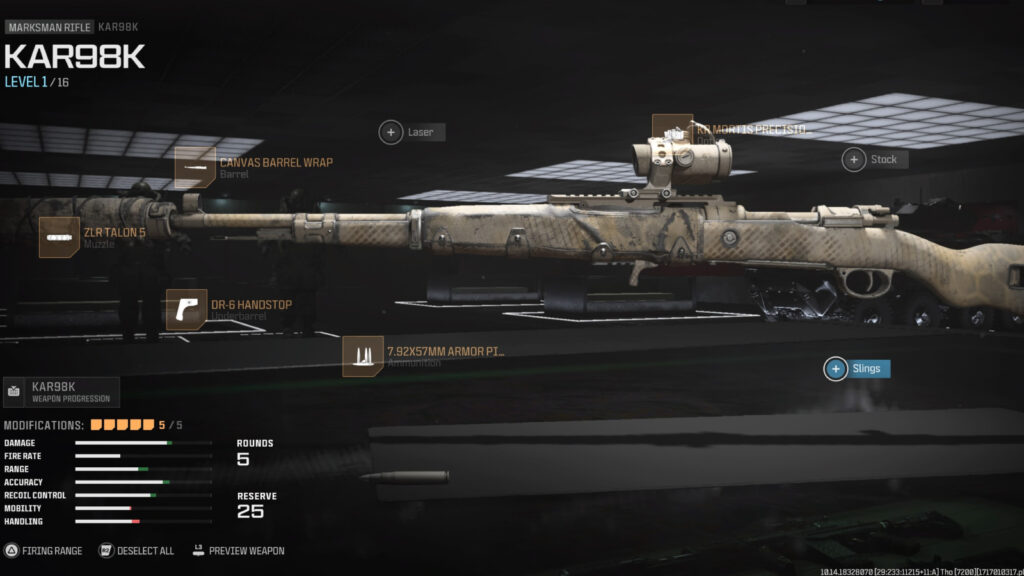 Los mejores accesorios de equipamiento Kar98k en Modern Warfare 3