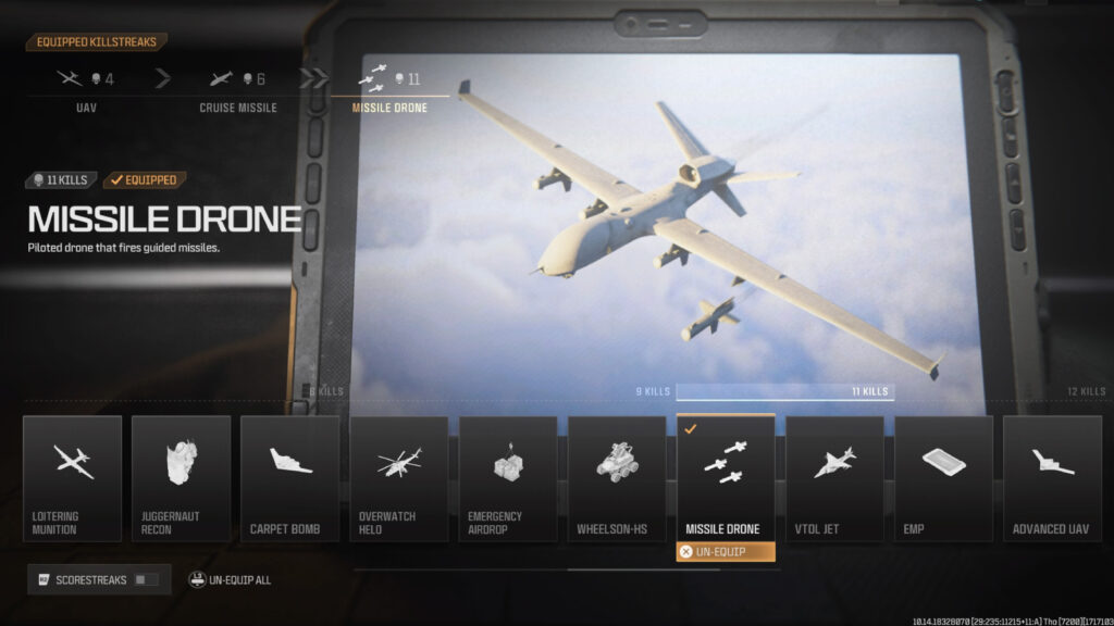 Missile Drone, one of new killstreaks in Modern Warfare 3 season 4