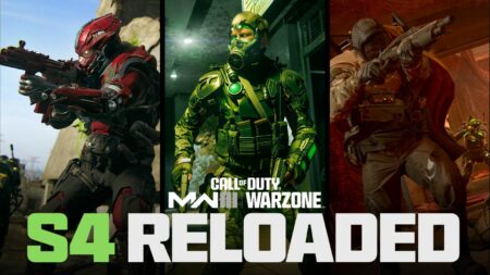 Three different operator skins in Modern Warfare 3 and Warzone featured in MW3 Season 4 Reloaded key visual