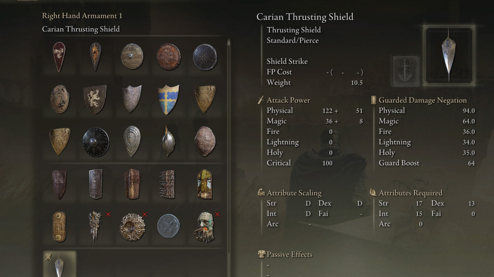 How To Get The Carian Thrusting Shield In Elden Ring Big DLC ONE Esports   Elden Ring Carian Thrusting Shield Stats 