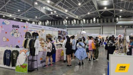 Booths at AFA Creators Super Fest, Singapore Expo hall 3