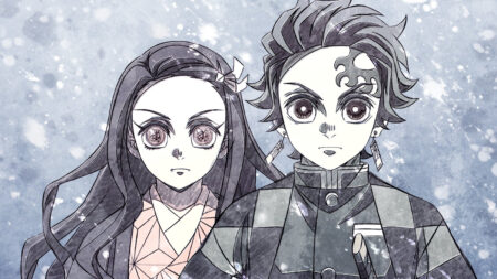Demon Slayer main protagonists Kamado siblings, Tanjiro and Nezuko