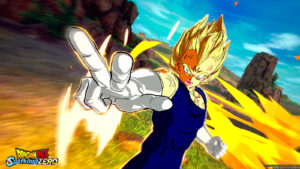 Dragon Ball Sparking Zero key visual showing Majin Vegeta