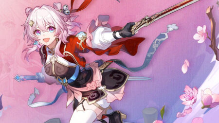 An official art of March 7th in her Wardance form in Honkai Star Rail