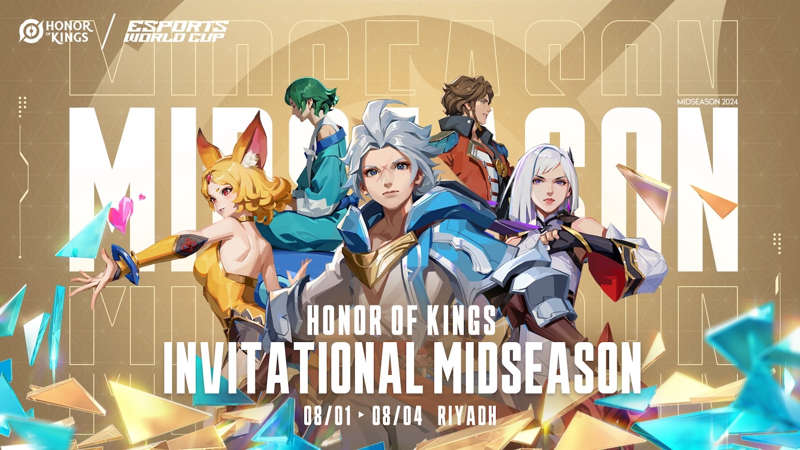 Honor of Kings Invitational Midseason 2024 schedule, results ONE Esports