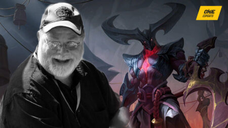 League of Legends' Rhaast and his voice actor, Sam Mowry