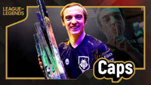 G2 Esports League of Legends star midlaner Rasmus "Caps" Borregaard Winther