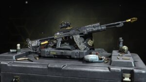 Modern Warfare 3 rifle gold tipped