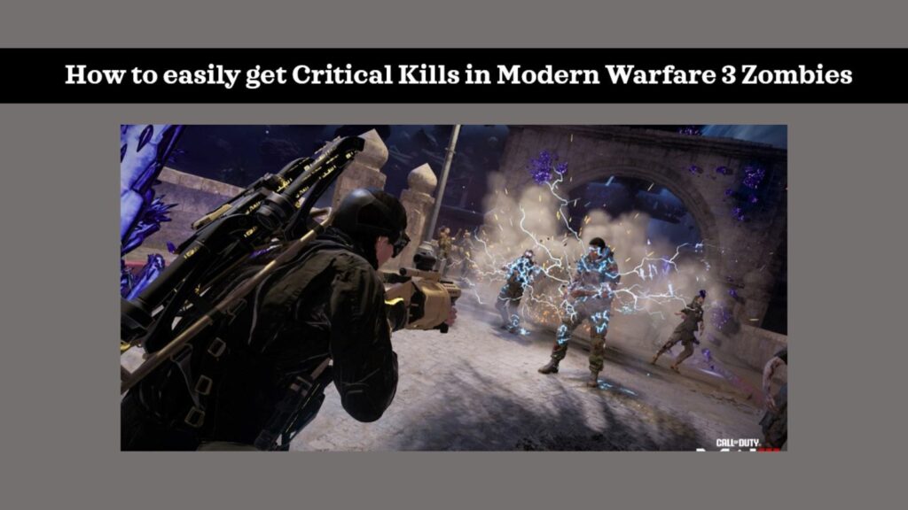 An operator shooting zombies with Deadwire Detonators, pictured by ONE Esports for the guide on how to get critical kills on zombies in Modern Warfare 3