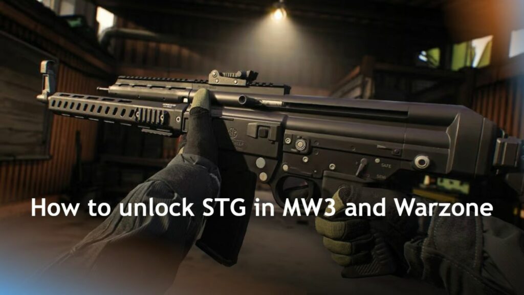 Rifle de asalto STG a imagen de ONE Esports para saber cómo desbloquearlo en Modern Warfare 3 y Warzone