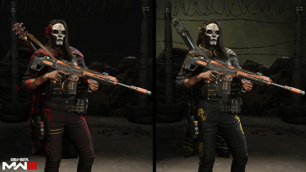 "Medallón de la muerte" y máscaras de operador BlackCell para Valeria de Modern Warfare 3 y Warzone Season 5 Battle Pass