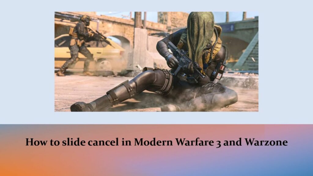 El operador Riptide se desliza durante la batalla en el metraje de ONE Esports que explica cómo cancelar un deslizamiento en Modern Warfare 3 y Warzone.