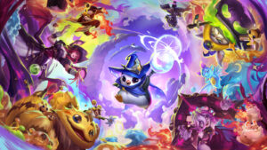 TFT Set 12 key art with Pengu