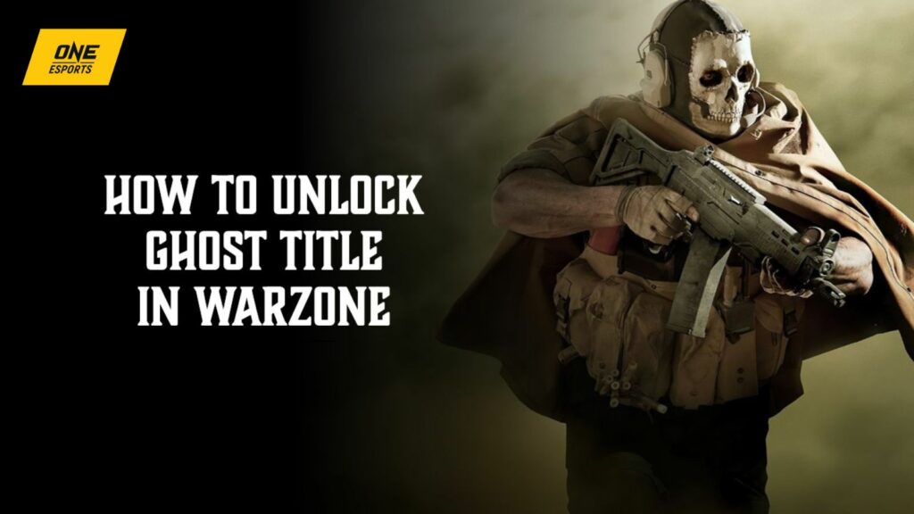 Operator Ghost in ONE Esports' image for how to unlock Ghost title in Warzone