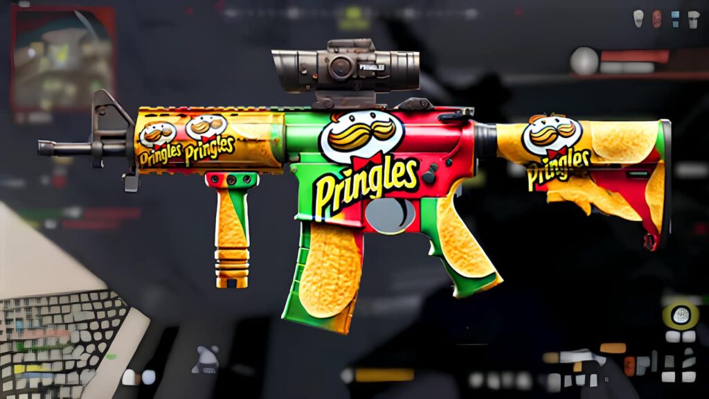 Amuleto de arma Pringles Pop MW3 - Recompensas Pringles en MW3