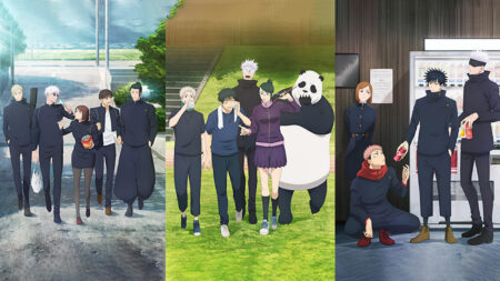 Jujutsu Kaisen protagonists seen in different arcs and seasons of the anime