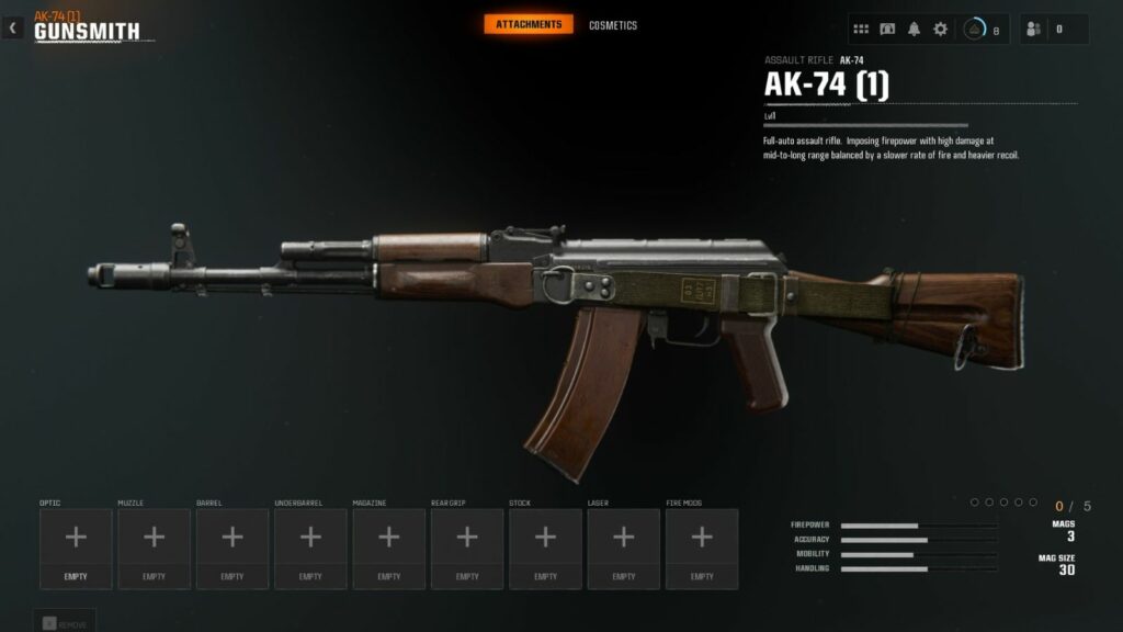 AK-74 de Black Ops 6