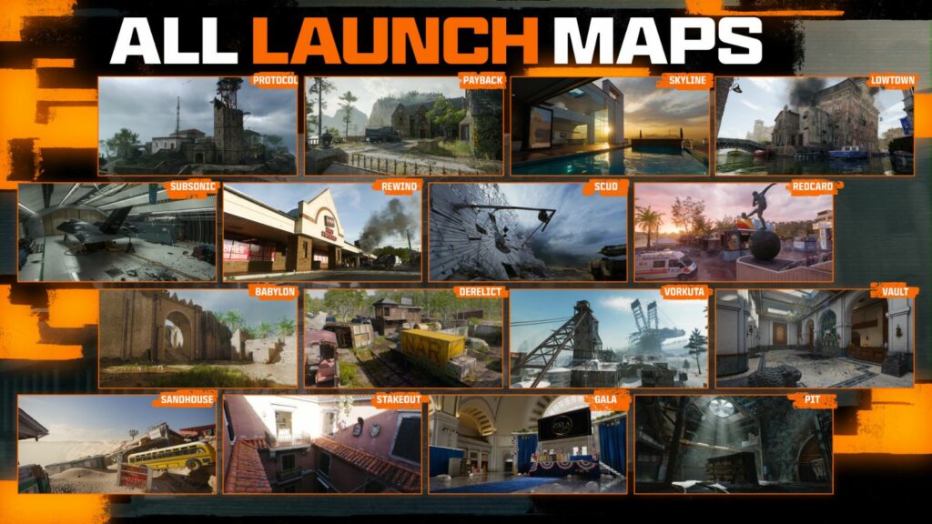 All 16 launch maps in Black Ops 6 Multiplayer