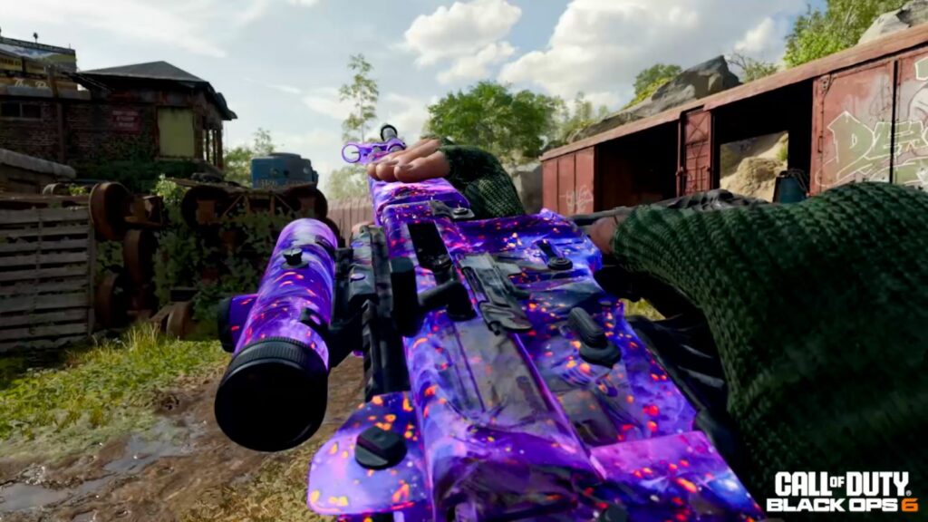 Camuflaje Dark Matter, uno de los camuflajes de maestría BO6 en multijugador