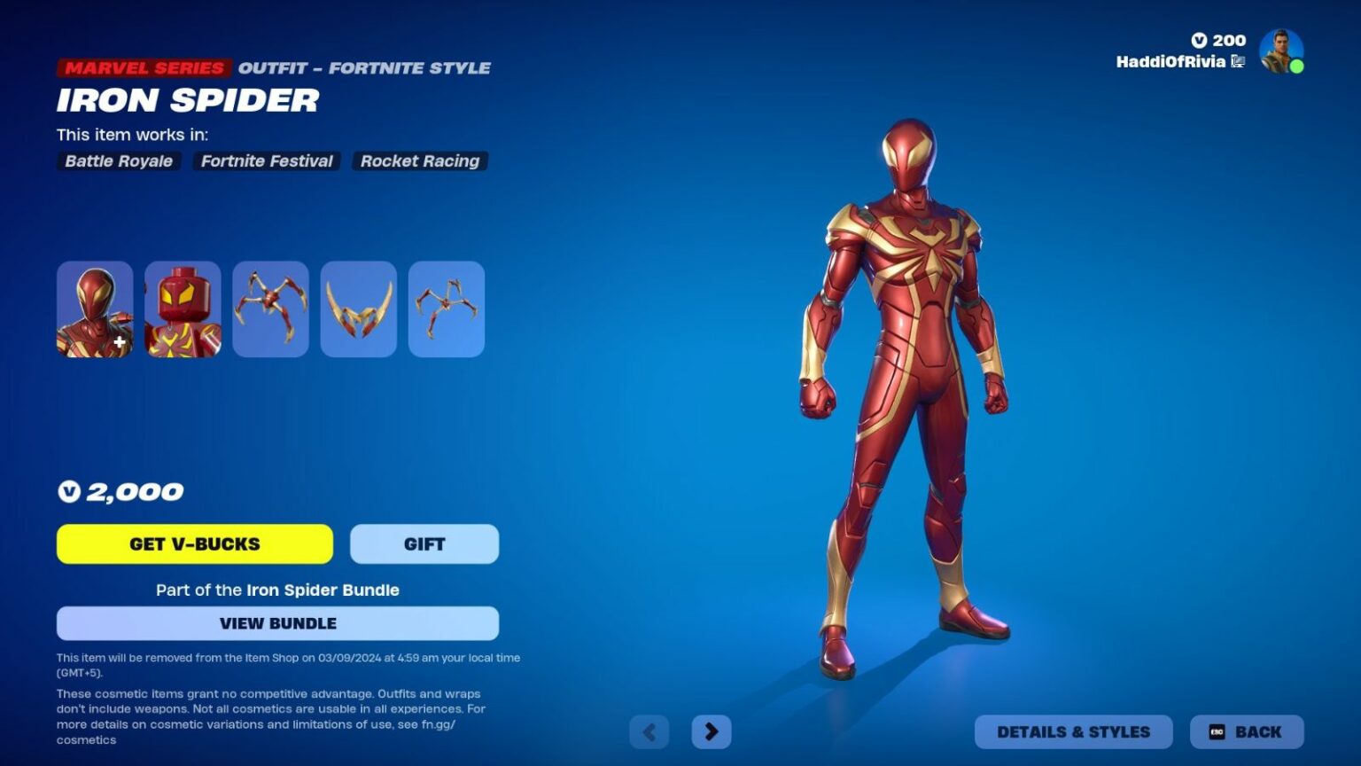 How to get the exciting Iron Spider skin in Fortnite 2024 | ONE Esports