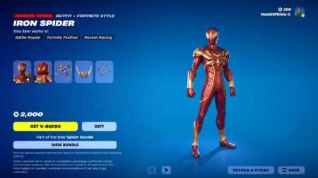 How to get the Iron Spider skin in Fortnite 