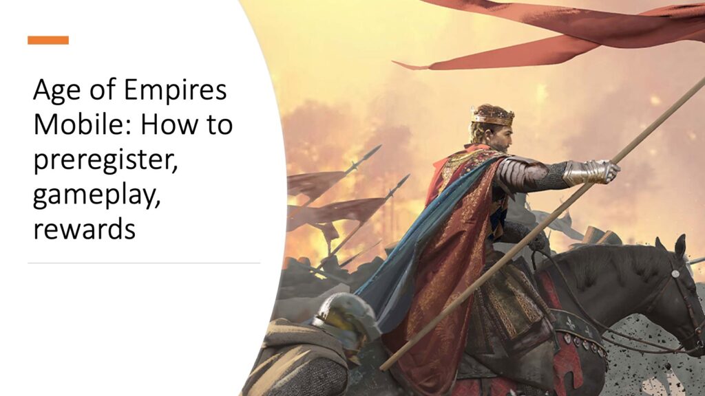 Guía de preinscripción para Age of Empires Mobile de ONE Esports