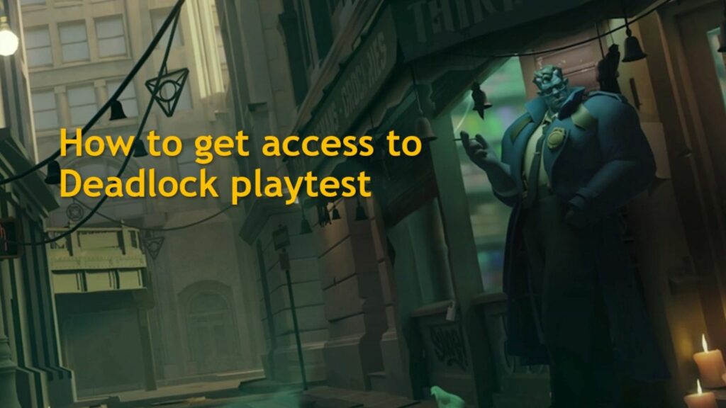 Deadlock character Abrams in the picture from ONE Esports to learn how to access the Deadlock playtest