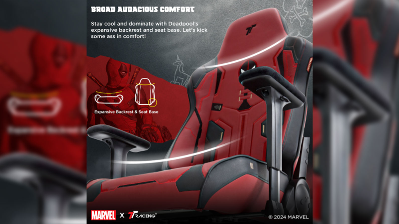 New Deadpool chair lets you tap into your inner Wade Wilson | ONE Esports