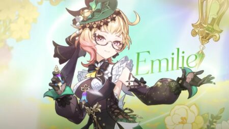 Official Emilie art from Genshin Impact