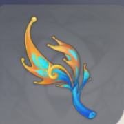 Mualani materials: Best Genshin Impact farming routes and locations Sprayfeather Gill logo in Genshin Impact