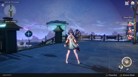 In-game screenshot of Yunli from Honkai Star Rail