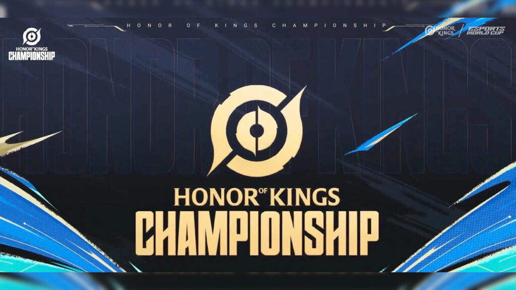 Captura de pantalla del anuncio del Honor of Kings Championship 2024