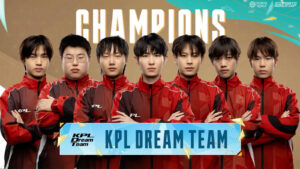 Honor of Kings Invitational Midseason 2024 champions KPL Dream Team poster