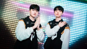 LCK Summer 2024 playoffs qualified team Gen.G featuring players Peyz and Chovy