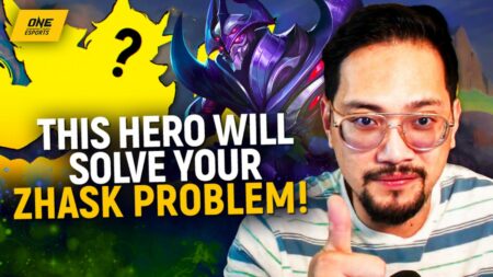 Best counter to Zhask in Mobile Legends in ONE Esports' image for Samsung Weekly Video with Caisam "Wolf" Nopueto as host