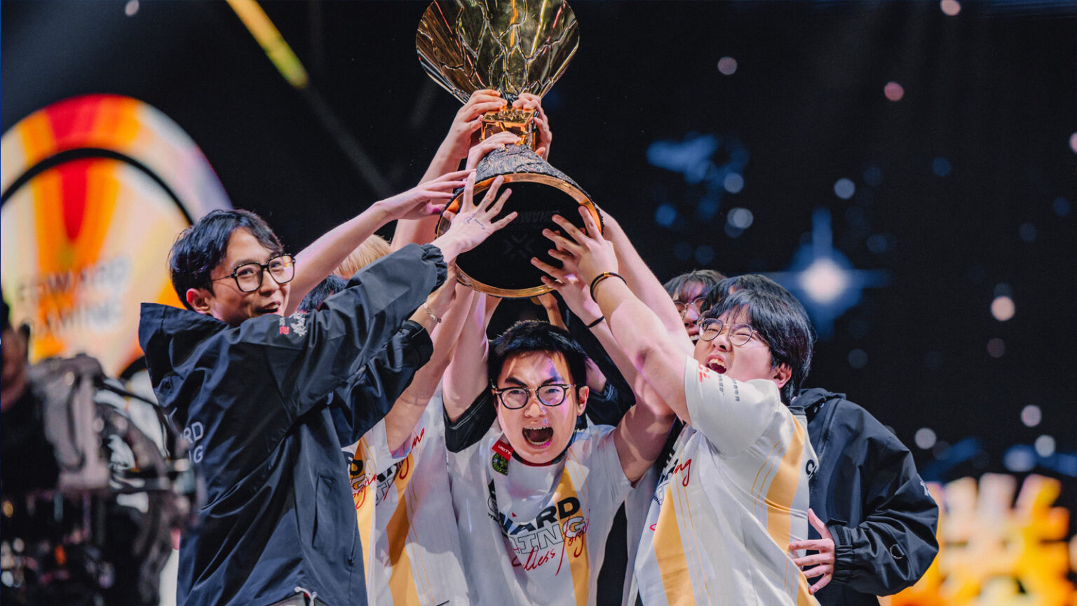 EDward Gaming won the last Valorant Champions trophy - will APAC and China still be able to challenge Americas and EMEA (credits: Collin Young-Wolf/ Riot Games)