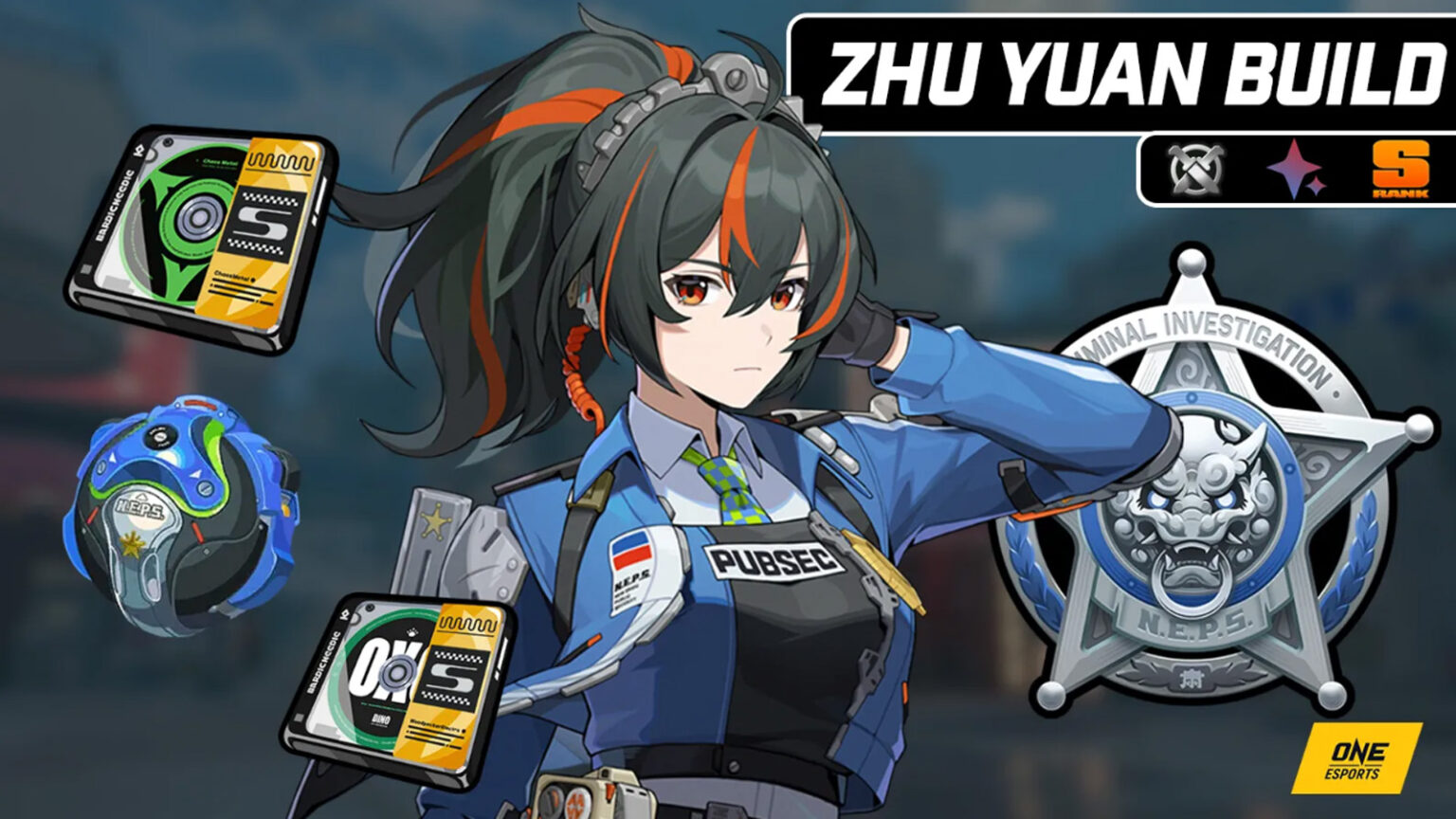 Best Zhu Yuan build in Zenless Zone Zero WEngine, Discs ONE Esports