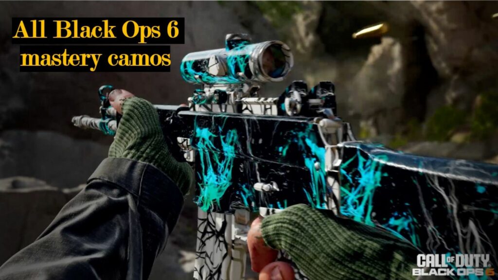 Abyss Mastery Camo de ONE Esports para todos los Black Ops 6 Mastery Camos en multijugador, Zombies y Warzone