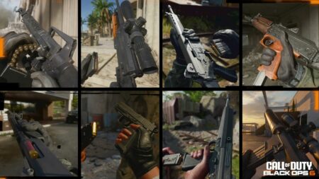 Various Black Ops 6 beta wepons