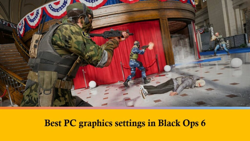 Operators compete on the Gala card in ONE Esports' image for the best PC graphics settings in Black Ops 6