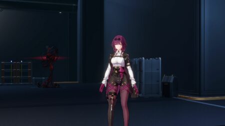 In-game screenshot of Kafka from Honkai Star Rail