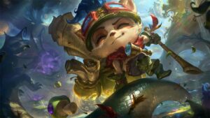 Teemo base skin official wallpaper splashart after ASU