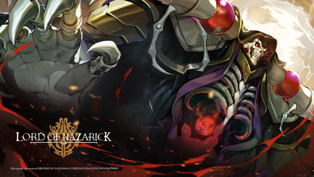 Ainz Ooal Gown in the Overlord mobile game, Lord of Nazarick